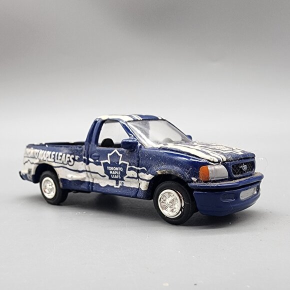 Ford F-150 Pickup Toronto Maple Leafs NHL 1:64 Diecast Truck Blue White - Picture 1 of 8